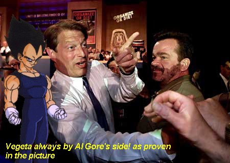 Vegeta by Algore's side